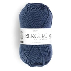 Pelote de laine - Ardoise - 50% Laine 50% acrylique - Bergère de France - Idéale 4
