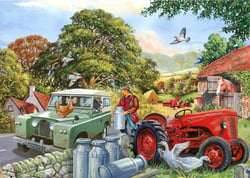 Puzzle 500 pièces - Pièces XXL - Bob & His Dog - HOP - House of Puzzles