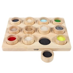 Tableau Toucher et Associer en bois - Tickit - Beige