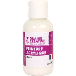 PEINTURE ACRYLIQUE 50ML BLANC