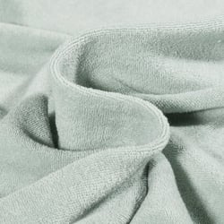 Tissu Jersey Velours Eponge Lua uni Vert menthe clair