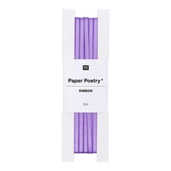 Ruban de satin violet 3 m