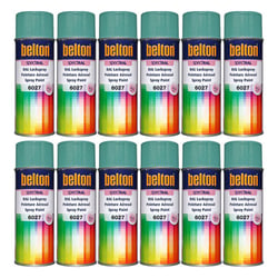 12 sprays de peinture Belton Spectral RAL 6027 vert clair 400ml