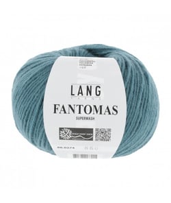 Pelote de Laine à tricoter FANTOMAS - Lang Yarns 274 Bleu