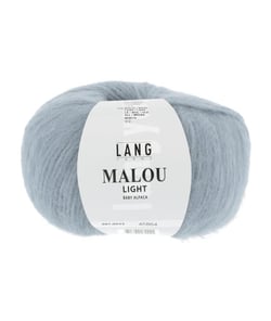 Pelote d'Alpaga et laine MALOU LIGHT - LANG YARNS 33 Bleu