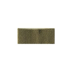 Bobine 25m galon aspect gros grain Kaki 15mm