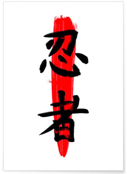Poster Ninja | A3 : 29,7x42cm