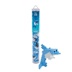 Jeu de construction PLUS PLUS - Tube Dauphin - 100 Pcs - PP4113