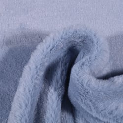 Tissu Fausse fourrure Bear Ultra douce Bleu ciel
