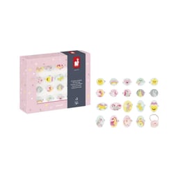 Licorne – 20 Bagues ajuste - Janod - Rouge