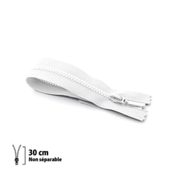 Fermeture éclair Z48 - PRESTILON 4 mm 30 cm - Non Séparable