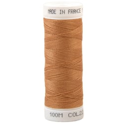 Fil à coudre polyester 100m made in France - jaune cabriole 222
