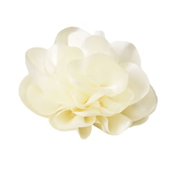 Broche fleur 11cm ivoire