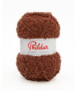 Fil à Tricoter Phil Douce de Phildar : Douceur Pelucheuse pour Créations Chaleureuses Ourson Marron