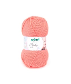 Fil layette à tricoter BABY UNI - Grundl - certifiée Oeko-Tex 08 Orange
