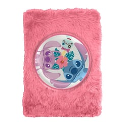 Carnet de Notes Fourrure Rose Stitch, Angel & Souillon Disney A5