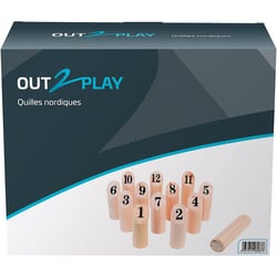 Jeu Quilles Nordique Bois - OUT2PLAY - Wdk Groupe Partner