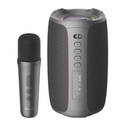 Enceinte Bluetooth Sans Fil Avec Microphone Et Lumières RGB Pour Karaoké YONIS