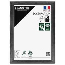 Cadre photo Perle noir 20x30 cm