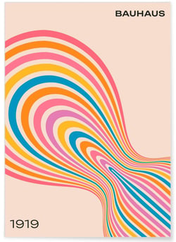 Affiche Bauhaus 10 | A3 : 29,7x42cm