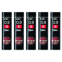 Mine de rechange Pentel - AIN STEIN C279 - 0,9 mm - Dureté B - Lot de 5 étuis de 36 mines