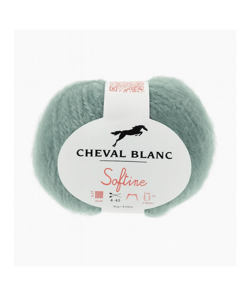 Fil à tricoter SOFTINE - Cheval Blanc 107 Vert