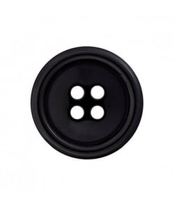 Carte de 2 boutons costume Noir 25mm - Union Knopf Noir