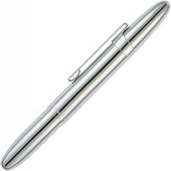 Stylo à bille - Chrome - Encre noire - Pointe moyenne - Clip métal - Fisher Space Pen