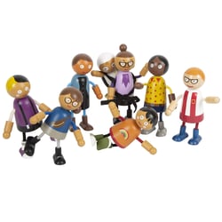 Famille de poupées souples avec bébé