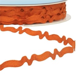 Bobine 25m serpentine asymétrique 8mm Orange