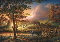 Puzzle 1000 pièces - Moissons Dorées de Soleil - Schmidt Spiele