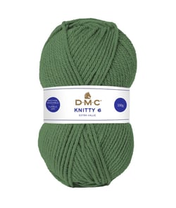Fil à tricoter Knitty 6 - 100GR - DMC Just Knitting Vert (904)