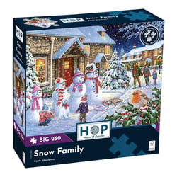Puzzle 250 pièces - Snow Family - Hop
