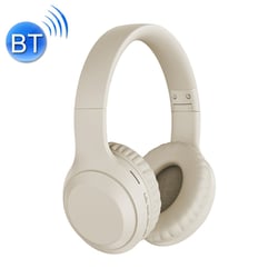 Casque Bluetooth 5.0 Sans Fil Haute Fidélité Avec Micro Autonomie 15 Heures Léger Confortable Blanc YONIS
