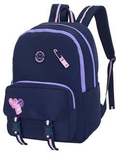 Sac à dos scolaire – MARSHMALLOW GLIMMED – Bleu nuit – 2 compartiments