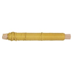 Fil de papier , 0,55mm ø, jaune soleil, sur bobine en bois à 50g, 20m