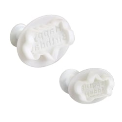 Set de 2 Emporte-pièces Poussoirs - Happy Birthday