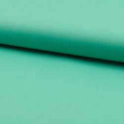 Tissu Coton uni Vert turquoise