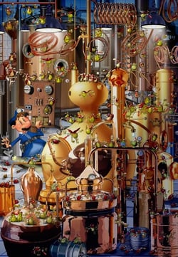 Puzzle 1000 pièces - François Ruyer - Alambic - Grafika