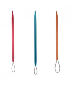 3 Aiguilles à laine en aluminium - Knitpro Multicolore