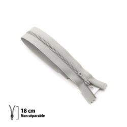 Fermeture éclair pantalon Z13 - Non séparable métallique 4mm - 18 cm