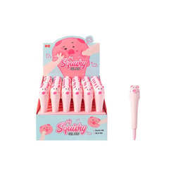 Stylo Gel Animaux Kawaii Squishy Encre Bleue - Cochon