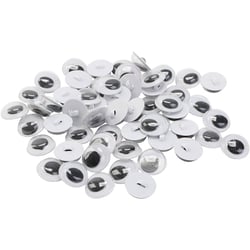 Yeux Loucheurs, coudre, dim. 10 mm, 50 paire, 100 pièces/ 1 sac