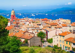 Puzzle 500 pièces - La Vieille Ville de St Tropez - Bluebird Puzzle