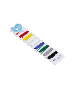 Cartelette pour fils ou laines à broder, pleine, 8 x 2 m - Prym Basique