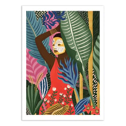 Affiche 30x40 cm - African Mask - Maja Tomljanovic