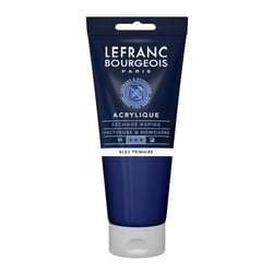 Peinture acrylique - Bleu primaire - 063 - Fine - Lefranc Bourgeois - Tube 200ml