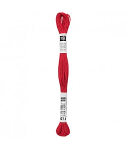Fil à broder mouliné Uni - Rico Design 031 Rouge