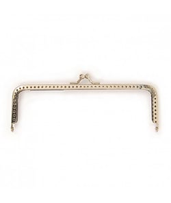 Fermoir pour sac à main argenté 13X6 cm - Rico Design Argent