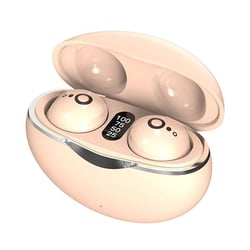 Ecouteurs Bluetooth Mini Sports Sans Fil Confortable Anti Bruit Waterproof Beige 2 YONIS
